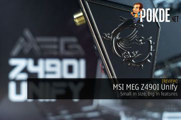 MSI MEG Z490I Unify test par Pokde.net