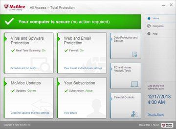 McAfee All Access 2014 test par PCMag