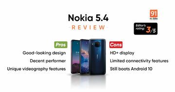 Nokia 5.4 test par 91mobiles.com