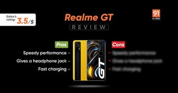 Realme GT test par 91mobiles.com