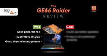 Test MSI GE66 Raider
