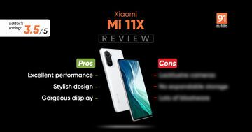 Xiaomi Mi 11X test par 91mobiles.com