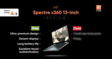 HP Spectre x360 13 test par 91mobiles.com
