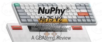 NuPhy Air75 reviewed by GBATemp