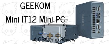 Geekom Mini IT12 test par GBATemp