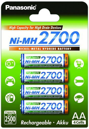 Panasonic NiMH 2700 mAh test par Les Numriques