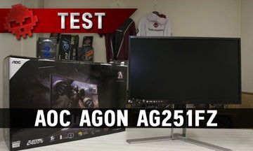 AOC AGON AG251FZ test par War Legend