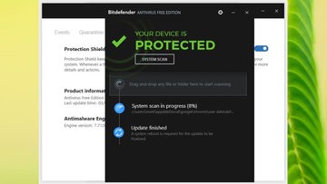 Bitdefender Antivirus Free Edition test par TechRadar