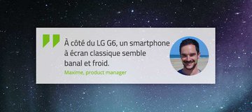 LG G6 test par Les Numriques