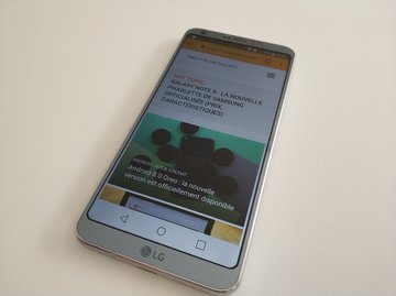 LG G6 test par Tablette Tactile