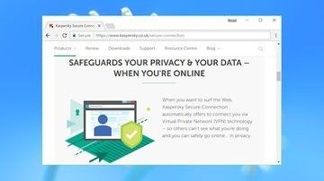 Kaspersky Secure Connection test par TechRadar