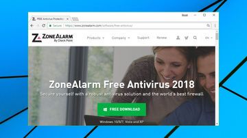 ZoneAlarm Free Antivirus test par TechRadar