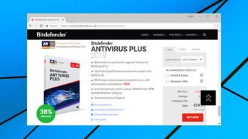 Bitdefender Antivirus Plus 2019 test par TechRadar