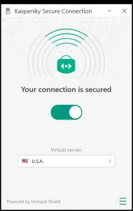 Kaspersky Secure Connection test par Trusted Reviews