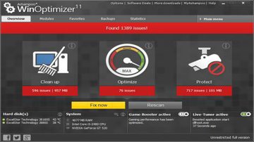 Ashampoo WinOptimizer 11 test par TechRadar