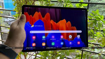 Samsung Galaxy Tab S7 test par Gadgets360 Samsung Galaxy Tab S7 test par Gadgets360