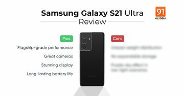 Samsung Galaxy S21 Ultra test par 91mobiles.com