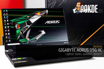 Gigabyte Aorus 15G testé par Pokde.net Gigabyte Aorus 15G testé par Pokde.net
