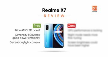 Realme X7 Review: 3 Ratings, Pros and Cons