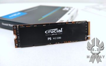 Crucial P5 test par Macfay Hardware