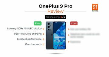 OnePlus 9 Pro test par 91mobiles.com