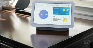 Google Nest Hub 2 test par The Verge