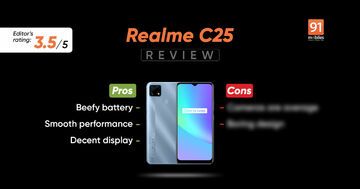 Realme Narzo 30A test par 91mobiles.com