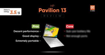 HP Pavilion 13 reviewed by 91mobiles.com
