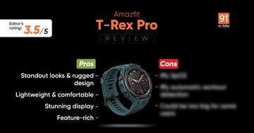 Xiaomi Amazfit T-Rex Pro Review