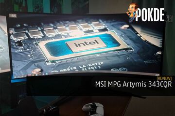 MSI MPG Artymis 343CQR test par Pokde.net