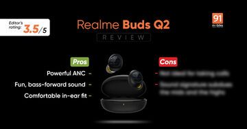 Realme Buds Q2 test par 91mobiles.com