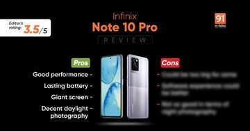Infinix Note 10 Pro Review: 5 Ratings, Pros and Cons