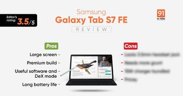 Samsung Galaxy Tab S7 test par 91mobiles.com Samsung Galaxy Tab S7 test par 91mobiles.com