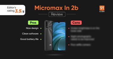 Micromax In 2b Review: 5 Ratings, Pros and Cons