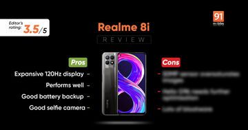 Realme 8i Review: 13 Ratings, Pros and Cons