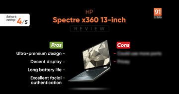 HP Spectre x360 13 test par 91mobiles.com HP Spectre x360 13 test par 91mobiles.com