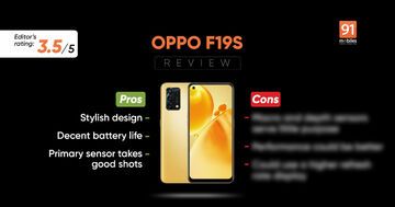 Oppo F19 test par 91mobiles.com