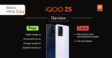 Vivo Iqoo Z5 testé par 91mobiles.com Vivo Iqoo Z5 testé par 91mobiles.com