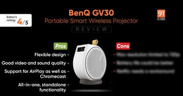 BenQ GV30 Review : List of Ratings, Pros and Cons