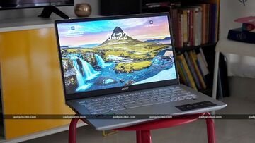 Acer Swift X testé par Gadgets360 Acer Swift X testé par Gadgets360
