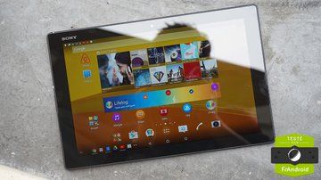 Sony Xperia Z4 Tablet test par FrAndroid Sony Xperia Z4 Tablet test par FrAndroid