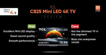 TCL  C825 reviewed by 91mobiles.com