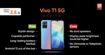 Vivo T1 reviewed by 91mobiles.com