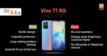 Vivo T1 test par 91mobiles.com