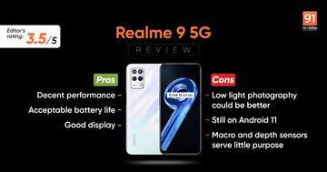 Realme 9 Review: 34 Ratings, Pros and Cons