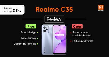 Realme C3 test par 91mobiles.com