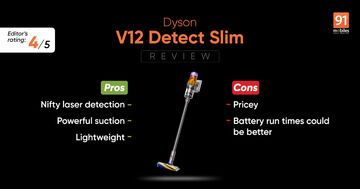 Dyson V12 Detect Slim test par 91mobiles.com