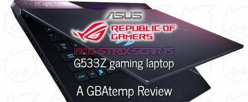 Asus ROG Strix Scar 15 test par GBATemp