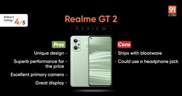 Realme GT 2 reviewed by 91mobiles.com
