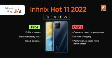 Infinix Hot 11 Review: 1 Ratings, Pros and Cons